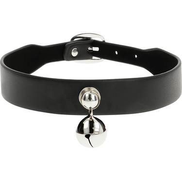 Collana fetish vegan regolabile elegante in pelle senza nichel
